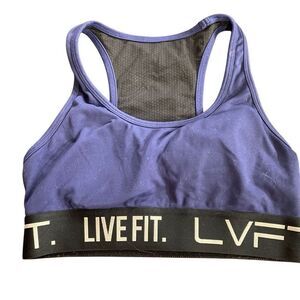 LVFT small sports bra blue